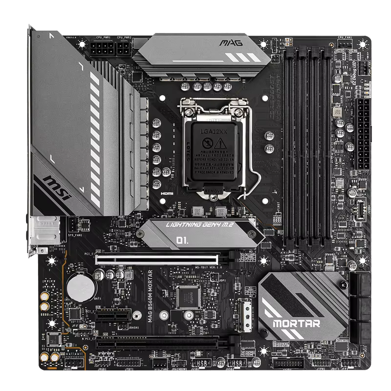 MSI MAG B560M Mortar LGA 1200 11e/10e génération Intel Core Gaming M-ATXMotherboard