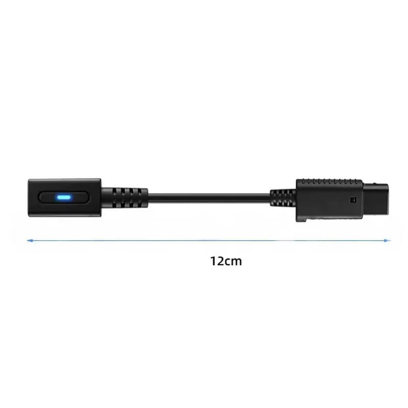 Câble d'alimentation USB C 45W PD de 12 cm pour console NGC
