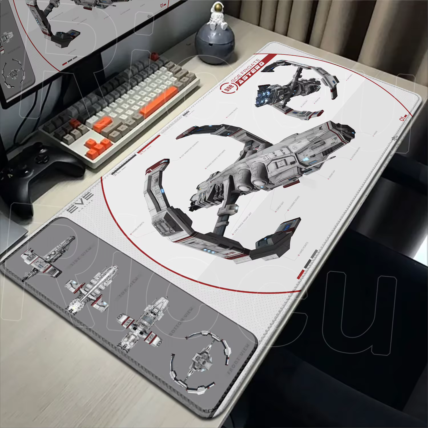 HD 40X90cm EVE Table d'ordinateur en ligne XXL agrandir tapis de bureau conception personnalisée tapis de souris tapis en caoutchouc pour ordinateur portable accessoires pour Pc tapis de souris