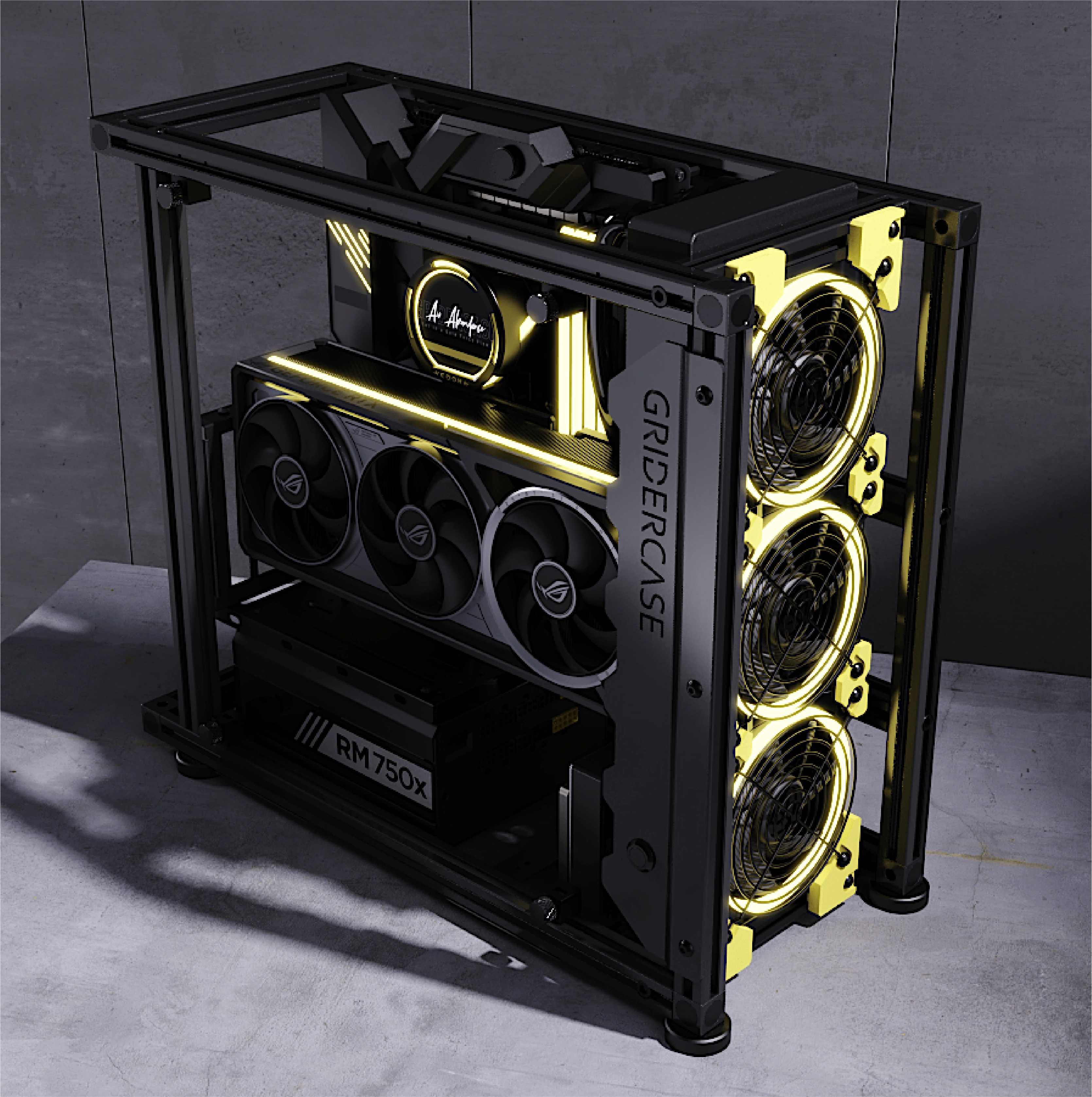 Boîtier PC Open Air Beta V2.0 en aluminium