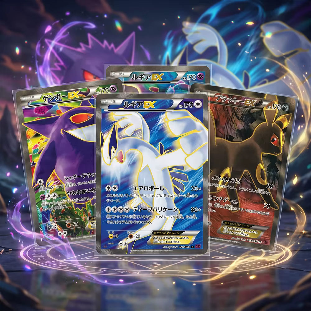 Carte de collection Anime Proxy PTCG Gengar EX 090/088 Phantom Gate XY4 Secret Rare Holo Card