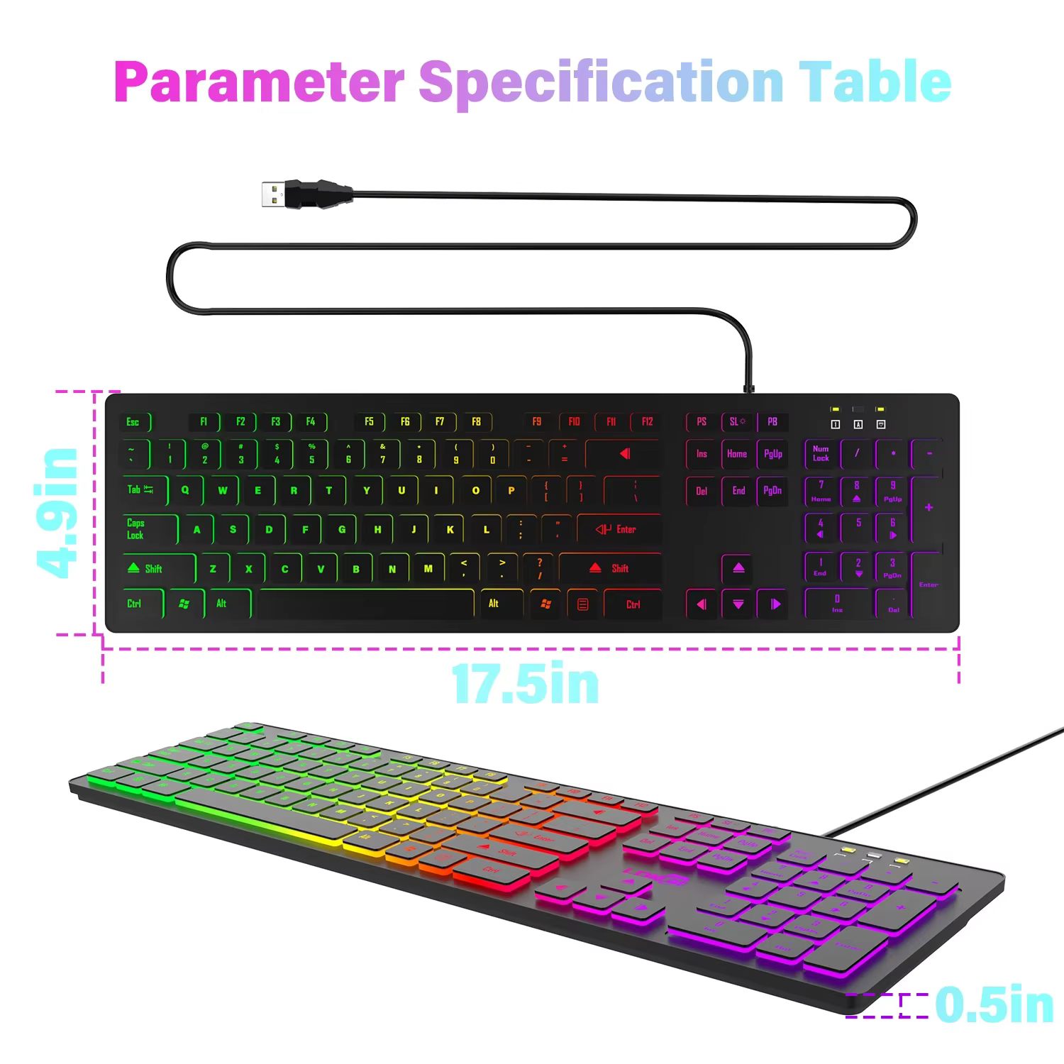 Clavier de jeu pour ordinateur