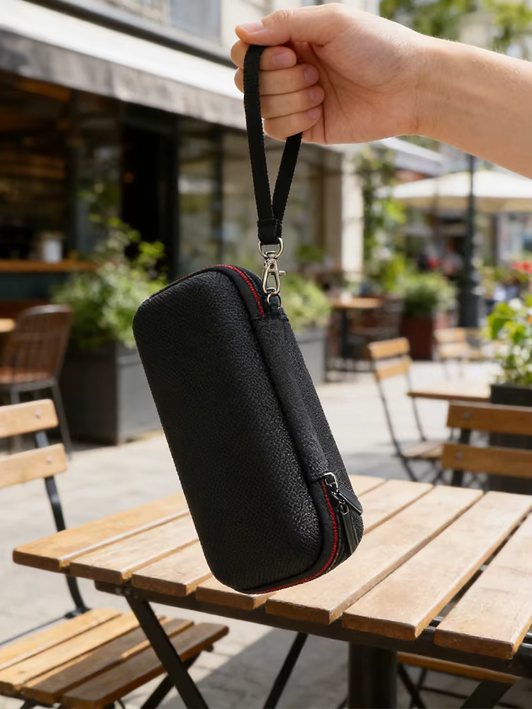 Sac de transport portable avec poche en filet et fermeture éclair, étui de rangement de voyage portable pour batterie externe Xiaomi P03MI 25000mAh 212W