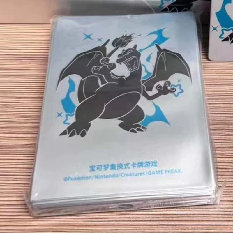 100% Original Pokemon 64 pièces manchon de carte voyage boîte-cadeau commerce PTCG simplifié chinois à collectionner couverture de Protection jouet cadeaux