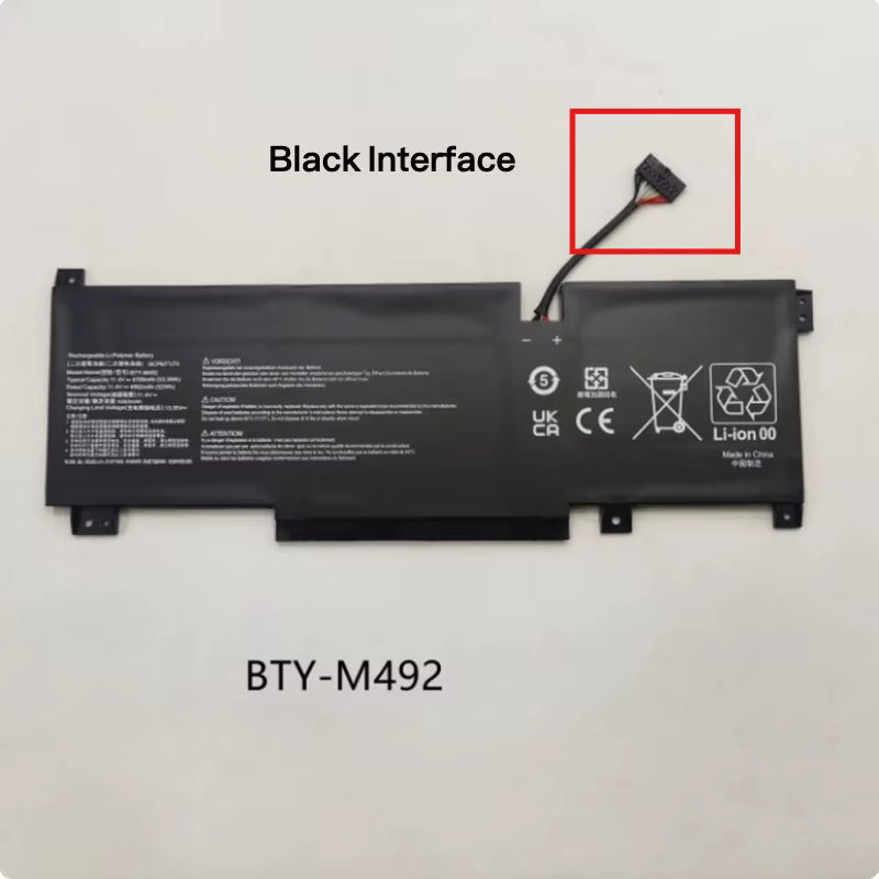 Batterie d'ordinateur portable BTY-M492 pour Msi Bravo C7VF furtif A13VF-021UK épée 15 A13V A11UE A11UG Cyborg A12VF CrosshAir 17 A11UCK A11UDK