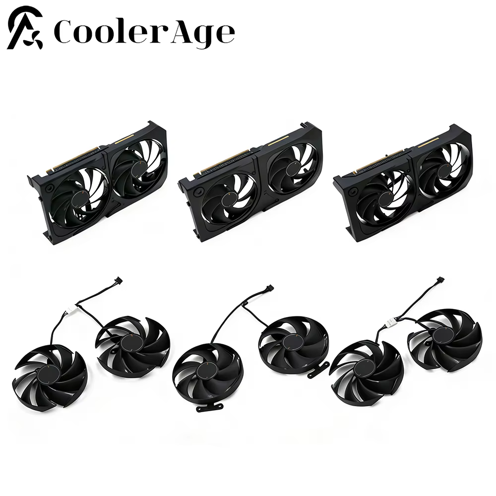 Ventilateur de carte vidéo avec coque pour MSI RTX 5050 5060 5060Ti 5070 SHADOW 2X PLD09210S12HH PLA09215S12H PLD10020S12H