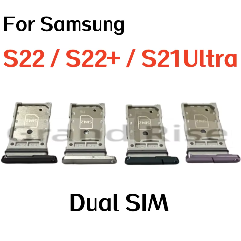 Support de carte SIM simple ou double pour Samsung Galaxy S22 Plus S22+ S22 Ultra S22U, pièce de rechange