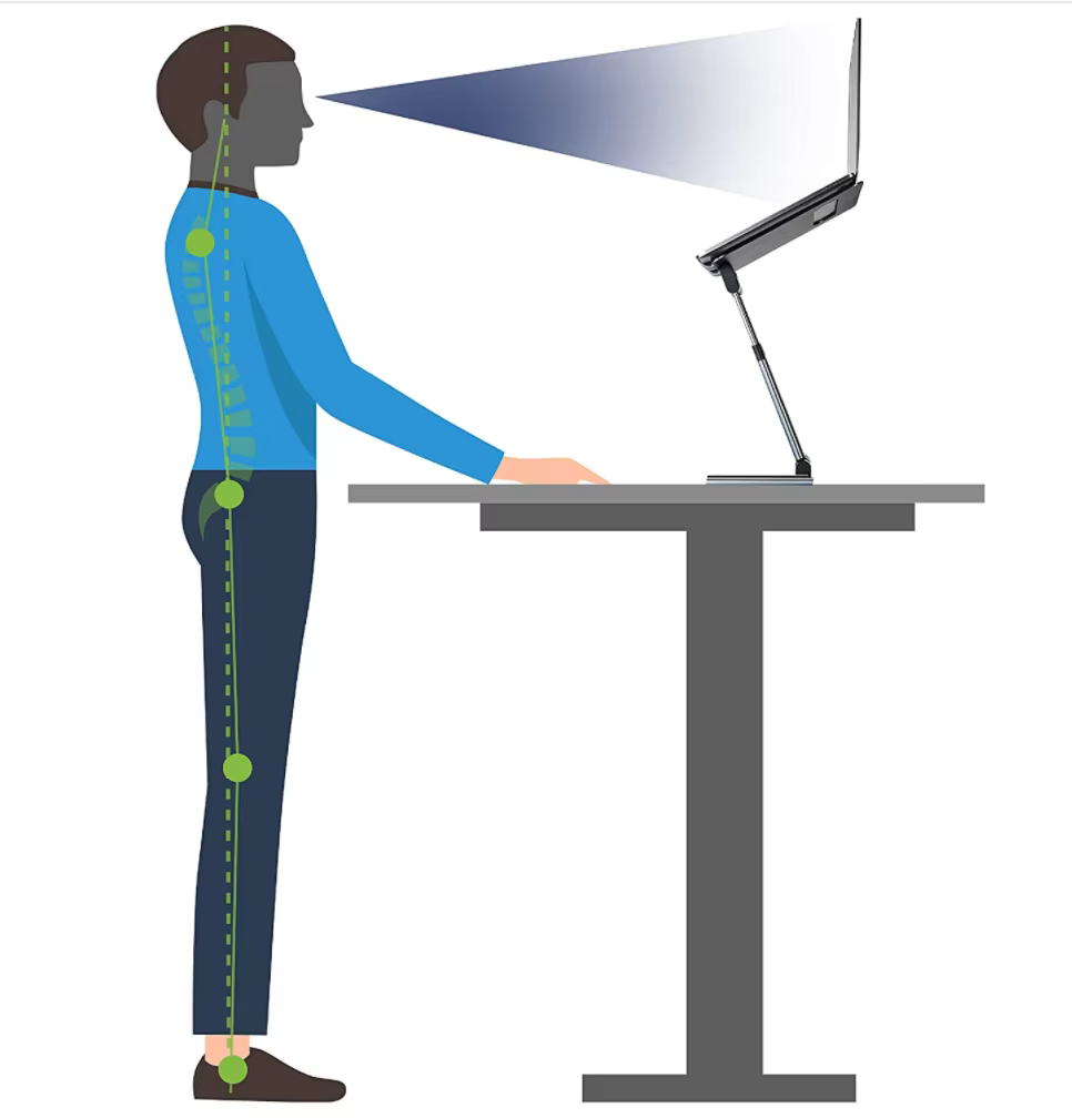 Support d'ordinateur portable pour bureau
