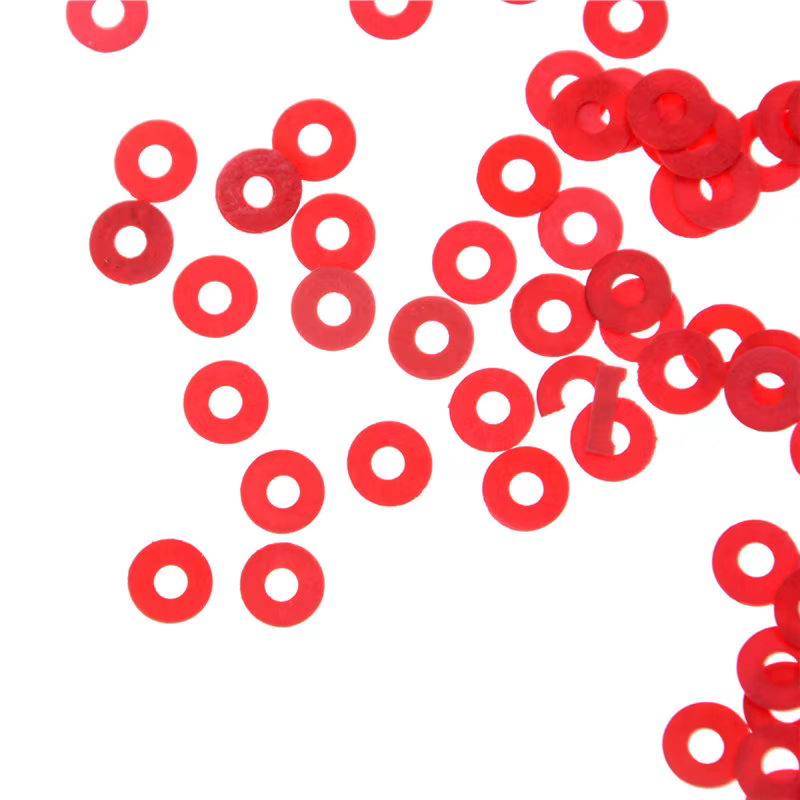 Rondelles de fibres isolantes à vis de carte mère rouge de 3mm