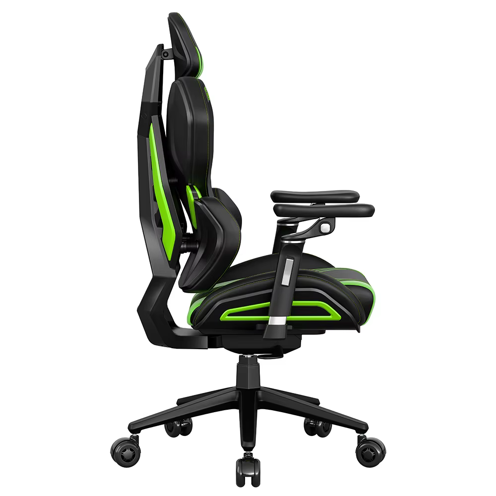 Chaise de jeu ergonomique pivotante en cuir de haute qualité avec fonctions de refroidissement