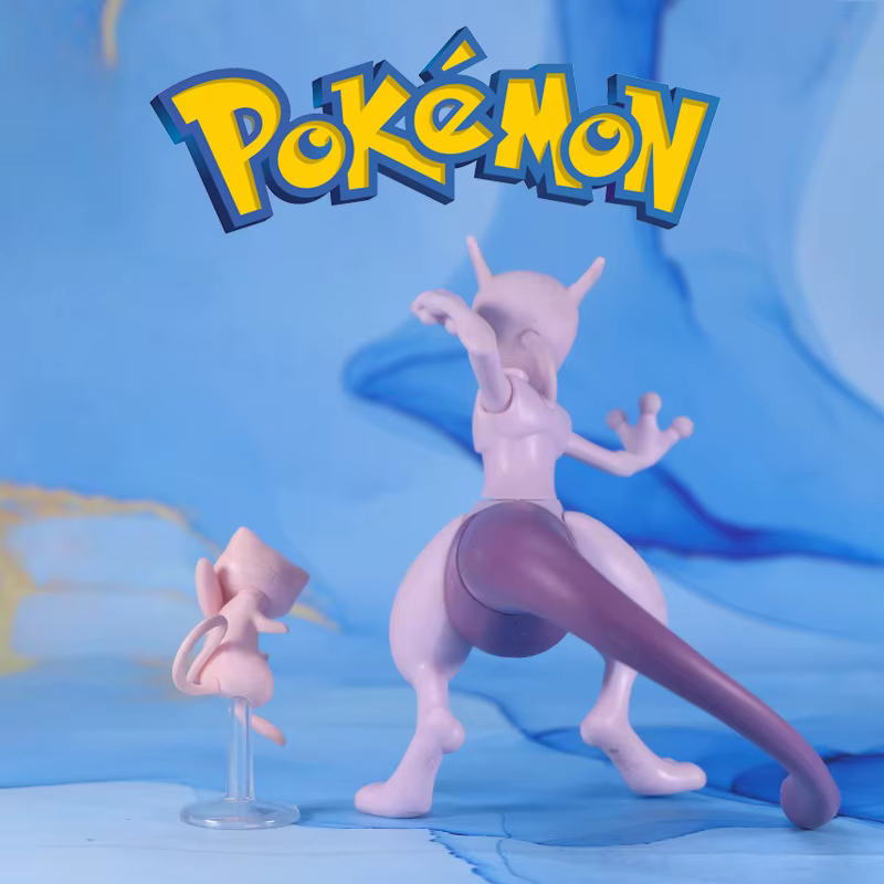 Figurine de collection WCT Pokemon Mew Mewtwo, jouet pour les fans, cadeau de festival