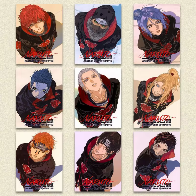 Cartes Naruto Sasuke Uchiha et Uzumaki, dessin animé Naruto, mignon, nouveau, créatif, mode, personnalité, marque-page portable de haute valeur, cadeau