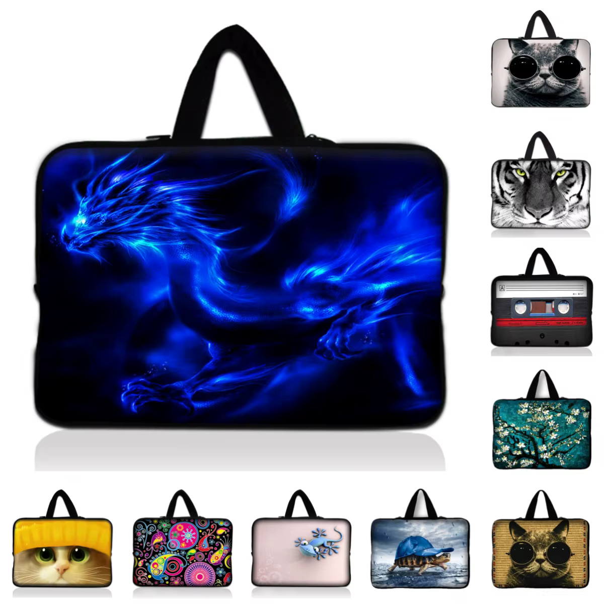 Sac pour ordinateur portable 13.3 14 15 15.4 15.5 15.6 17.3 pouces, pochette pour tablette 10 10.1 10.2 11.6 13, étui pour Netbook pour Macbook Dell Asus HP Lenovo