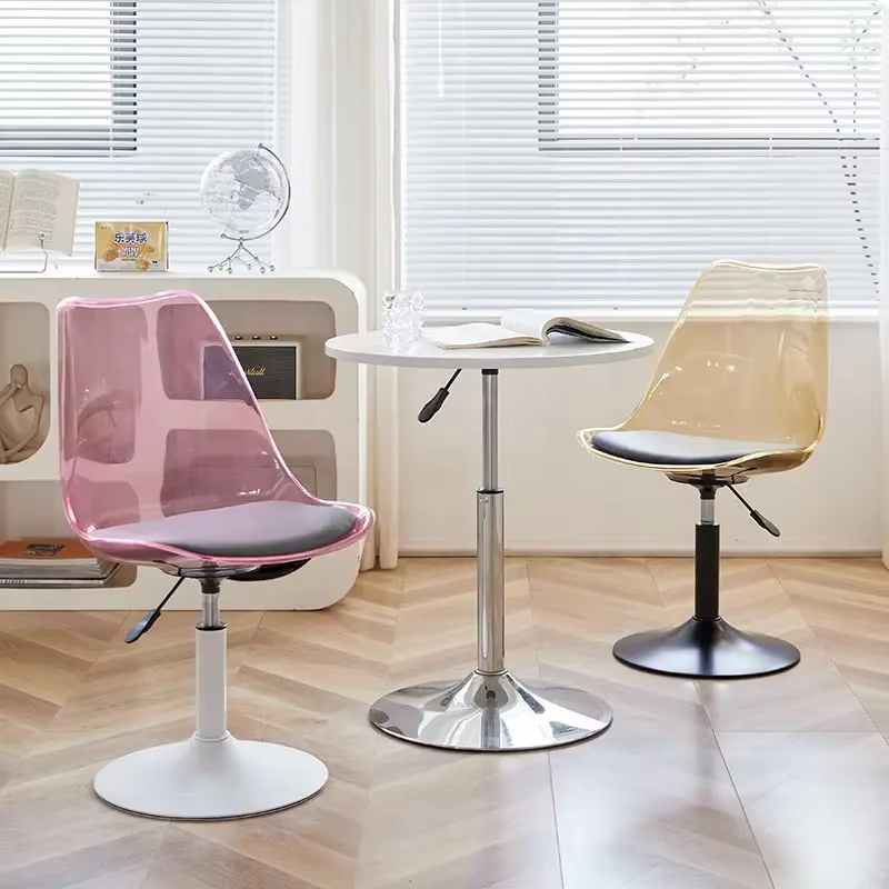 Chaise d'ordinateur transparente