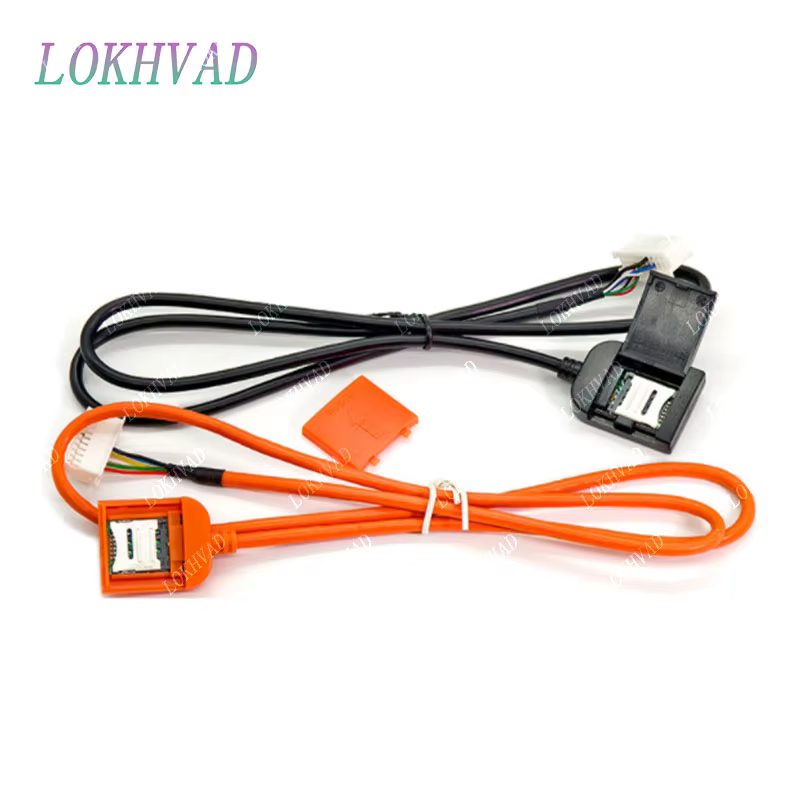 Adaptateur de fente pour carte Sim, pour Radio Android multimédia Gps 4G, connecteur de câble 20 broches, accessoires de voiture, pièce de rechange de fils