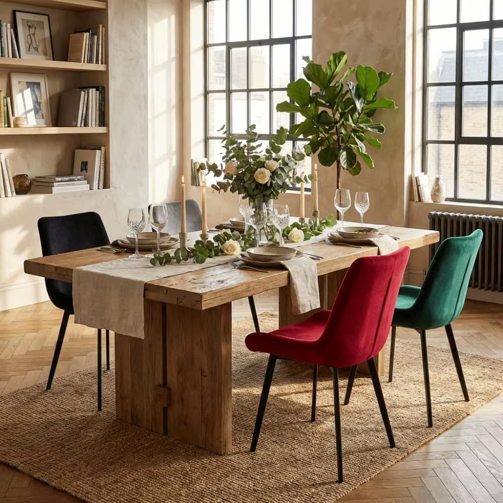 Housses de chaise de salle à manger en velours, couverture intégrale, dossier incurvé, dossier court, couleur unie, anti-poussière, extensibles, pour cuisine