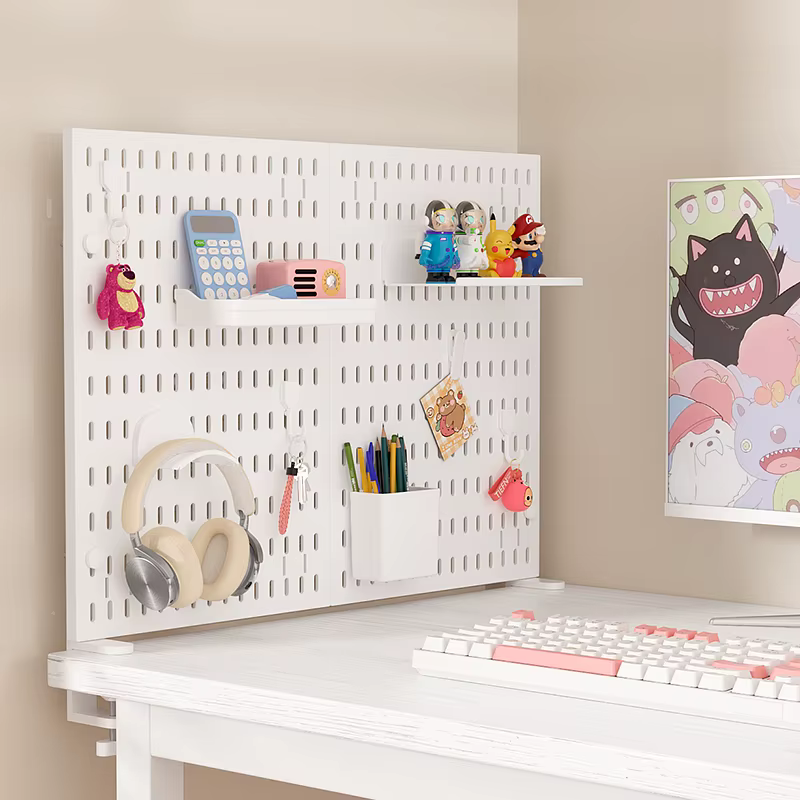 Support organisateur de bureau gaming en pegboard