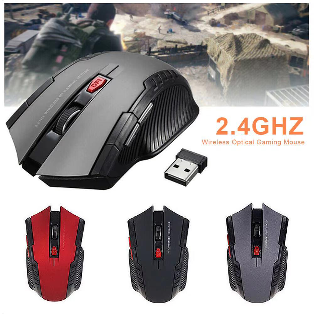 Souris optique sans fil 2000DPI 2.4GHz