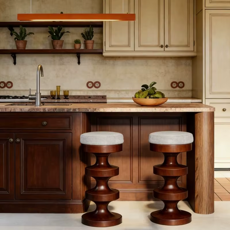 Chaises de bar modernes en bois