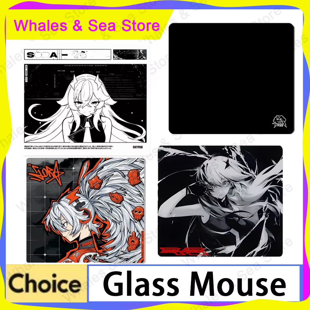 Skypad SORA tapis de souris de jeu en verre YUME Surface givrée lisse