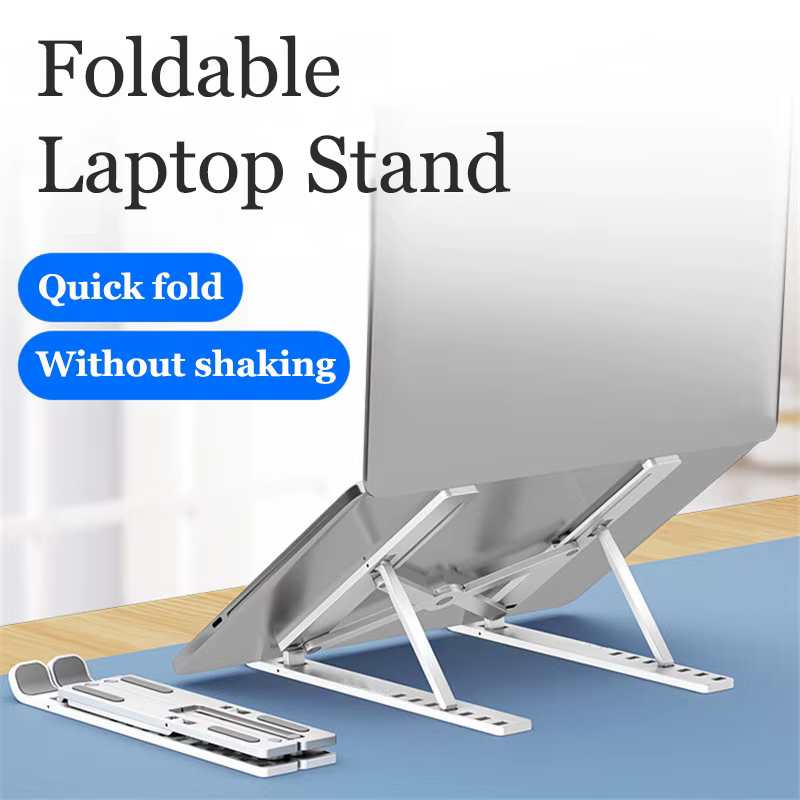 Support d'ordinateur portable réglable et pliable