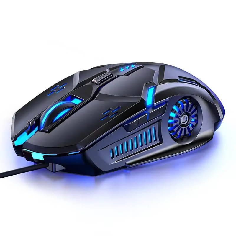 G5 souris filaire muette Six touches jeu lumineux e-sports machines accessoires informatiques