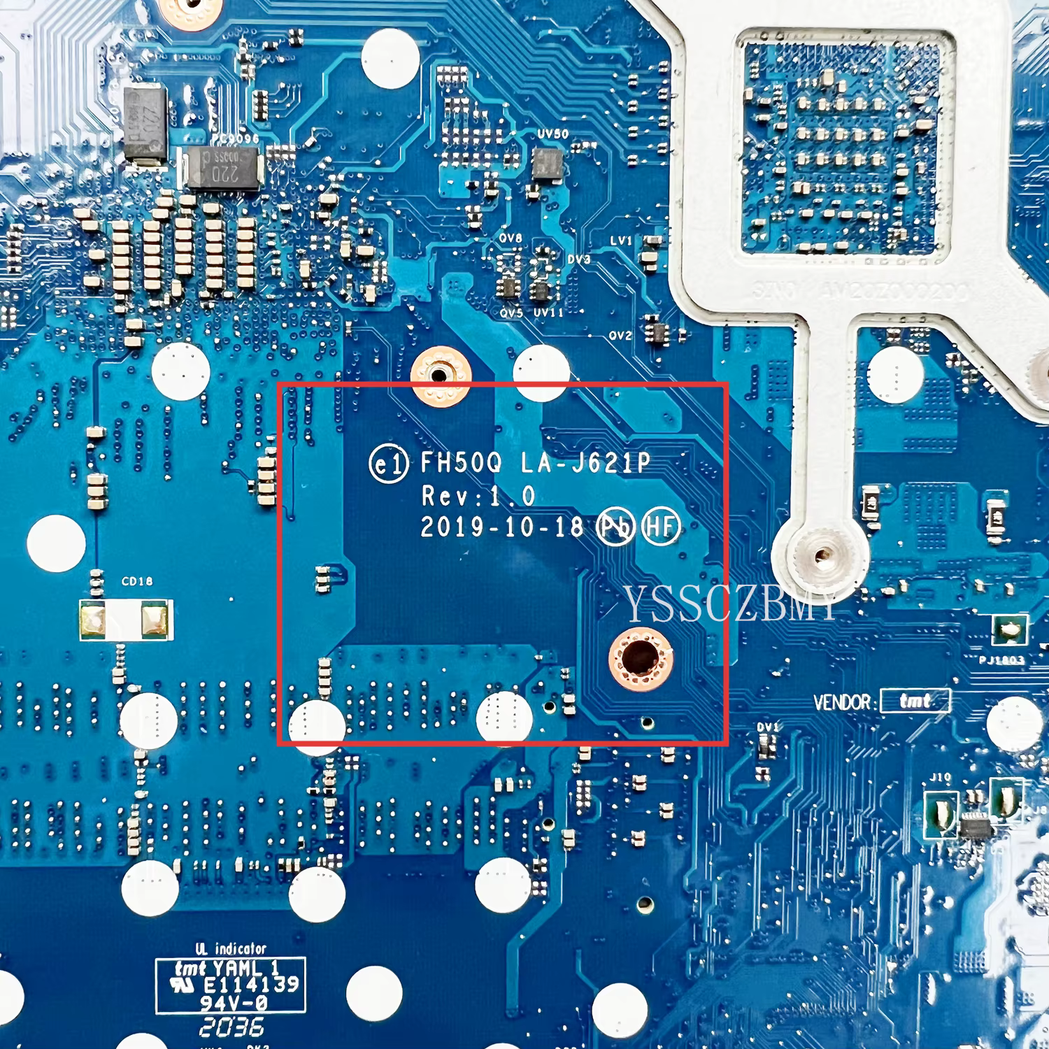 FH50Q LA-J621P carte mère pour ACER Nitro 5 AN515-34 AN515-43