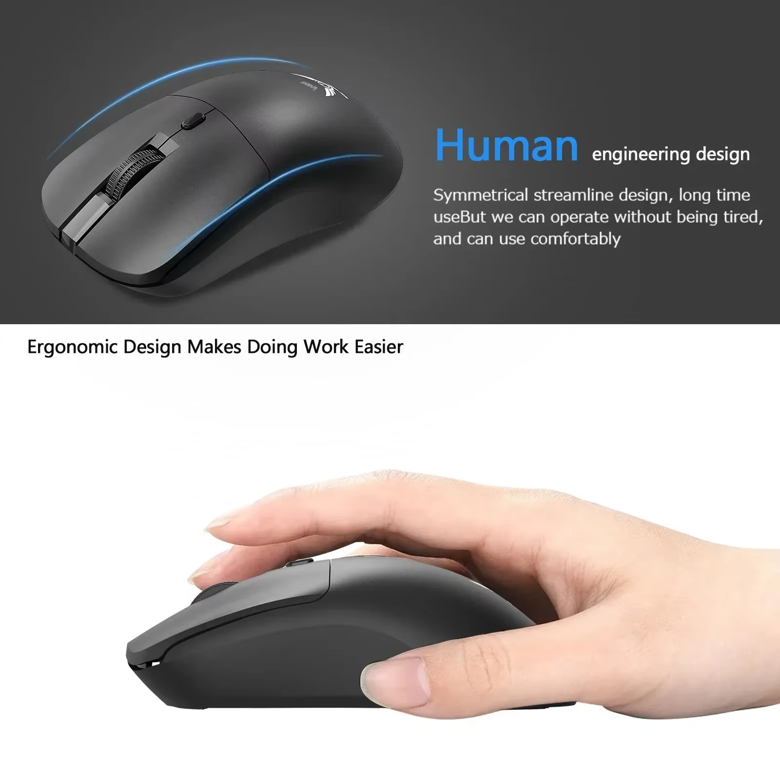 Souris de jeu sans fil 2.4G