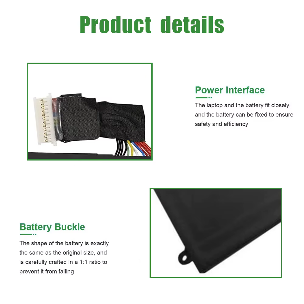 Batterie d'ordinateur portable 42Wh JOPGR pour Dell Latitude 12 5285 5290 2-en-1 T17G T17G001 T17G002 J0PGR
