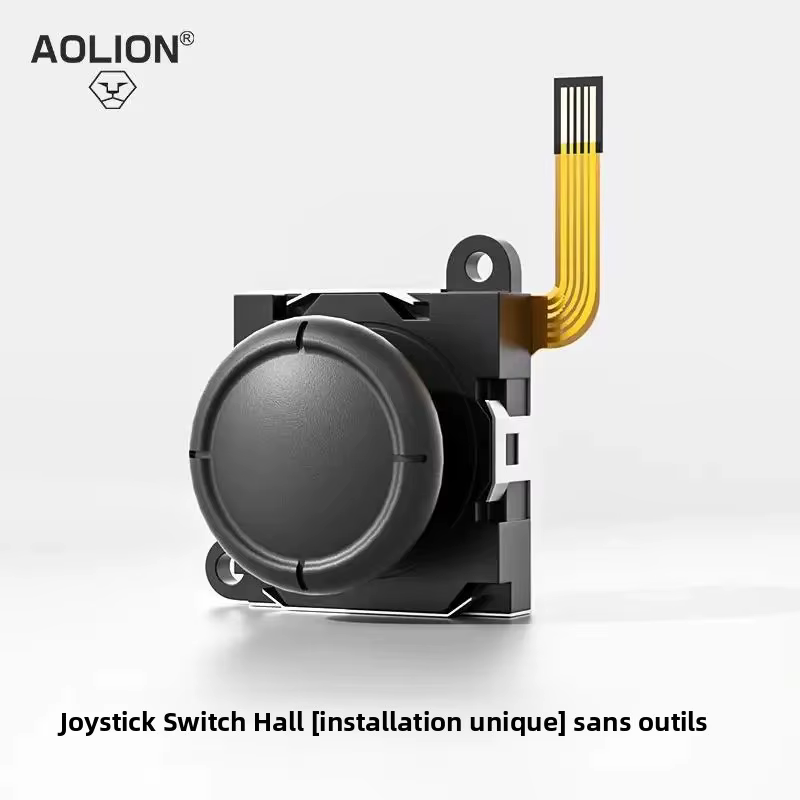 Joystick Aolion Hall pour Switch Joycon-Joystick d'origine pour console de jeu NS OLED Lite Remo portable-technologie Anti-défense