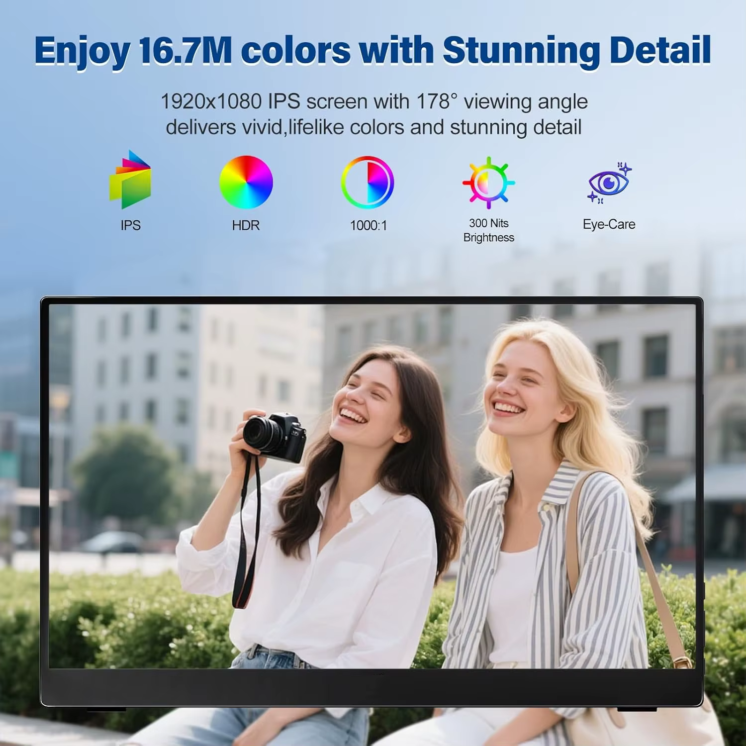 Moniteur portable 15, 6 pouces pour ordinateur portable