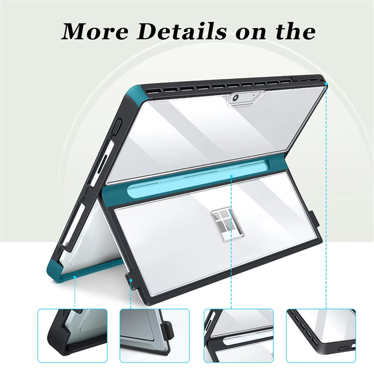 Housse pour ordinateur portable 13 pouces pour Microsoft Surface Pro 11 10 9 8