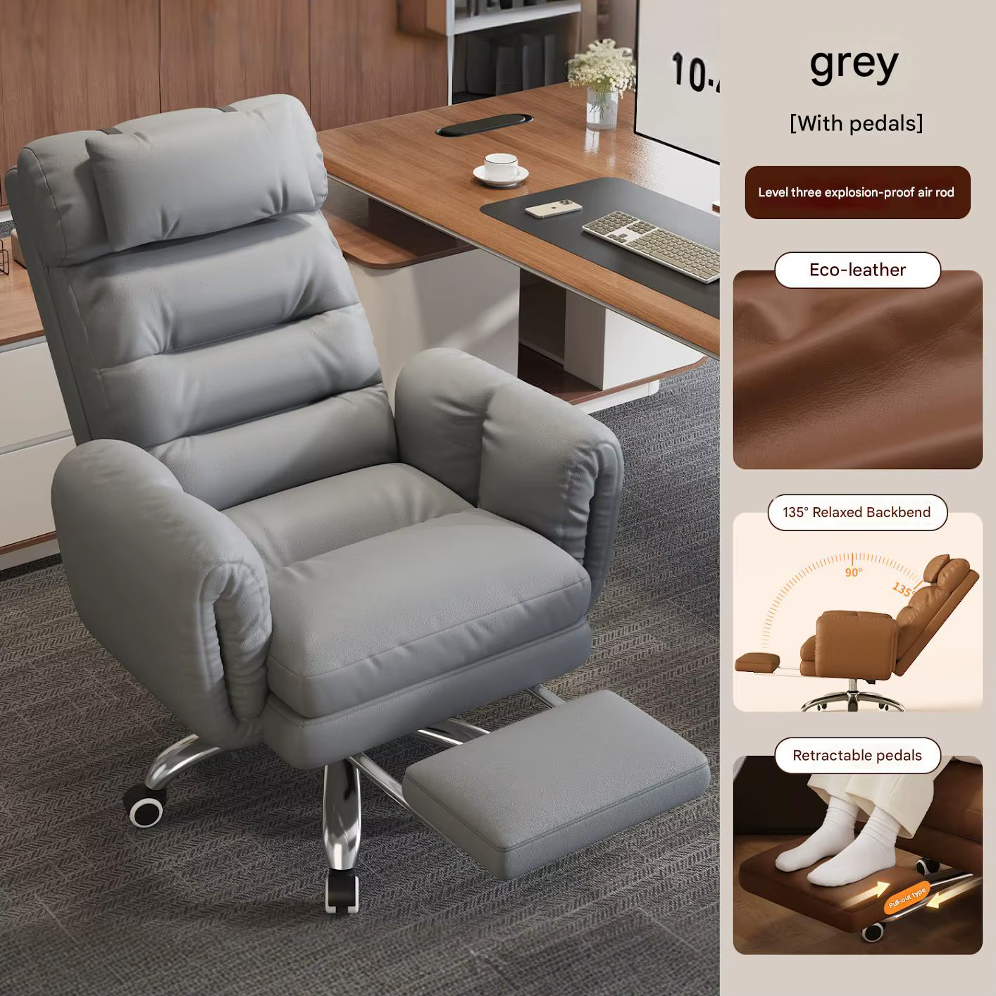 Chaise de bureau transparente pas chère