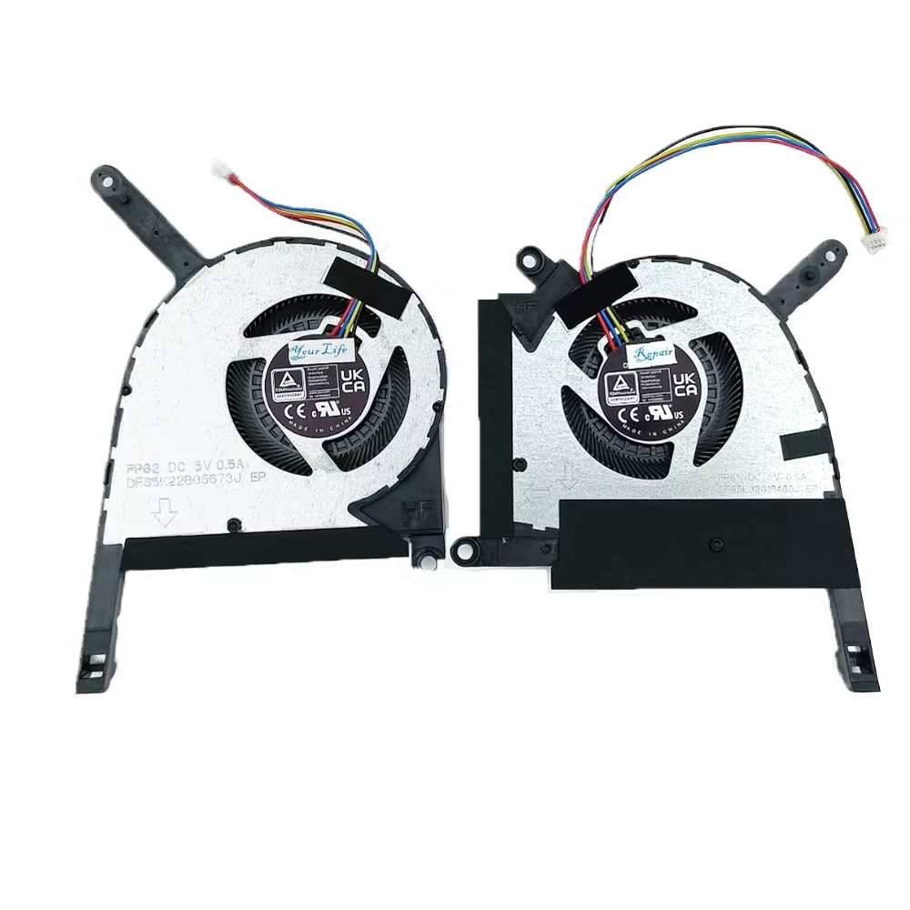 Ventilateurs de refroidissement CPU GPU 5V pour ASUS Tuf Gaming A15 FA507 FA707 FX507 FA507RC FA507RE