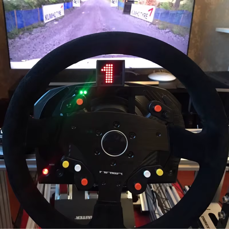 Afficheur multifonctionnel pour jeux de simulation de course