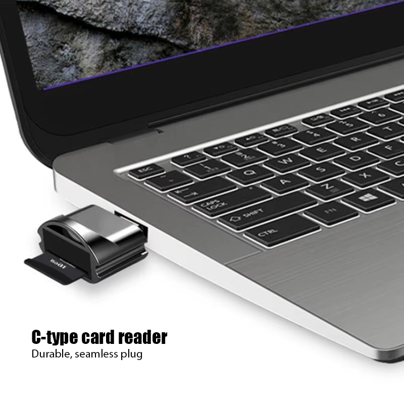 Lecteur de carte portable USB 3.1 Type C USB-C TF Micro SD OTG Adaptateur Type-C