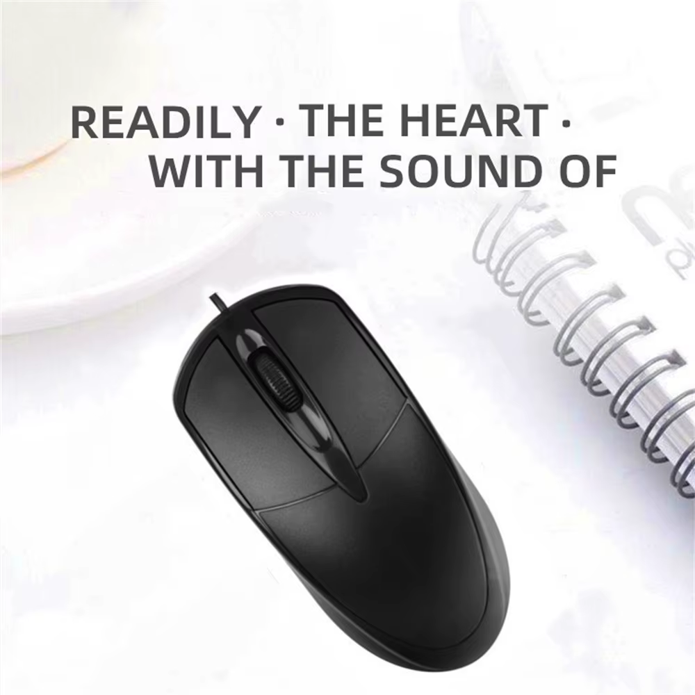 Souris d'ordinateur filaire USB optique pour les joueurs