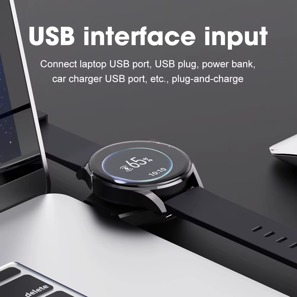 Support de charge sans fil Portable, chargeur de montre magnétique sans fil, USB Type C, chargeur rapide pour Huawei Watch GT6 PRO/GT6 /GT5 PRO