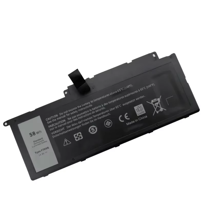 Batterie d'ordinateur portable 14.8V 3800mAh F7HVR G4YJM T2T3J pour Dell Inspiron 17 7000 7737 7746 14 15 15r 5545 7537 14-7437 17HR-1728T 062VNH