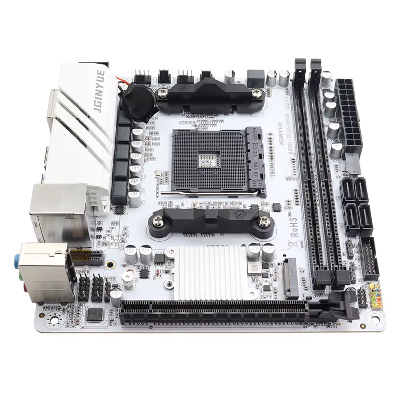 JGINYUE B350 puce MINI-ITX AM4 DDR4 carte mère de jeu de bureau AMD