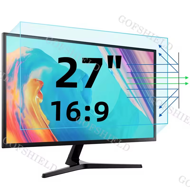 Protection d'écran anti-lumière bleue pour moniteur 19 22 23