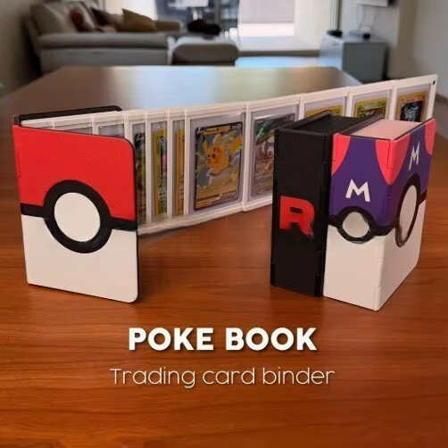 Nouvel album pour cartes à collectionner, boîte de rangement pour cartes Pokémon, étui de transport rigide et durable, pour collectionneurs de cartes d'anime, en stock
