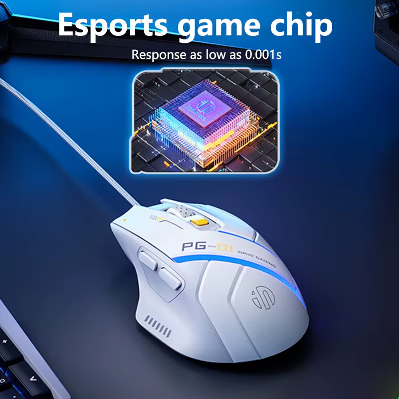 Souris de jeu filaire Inphic PG1