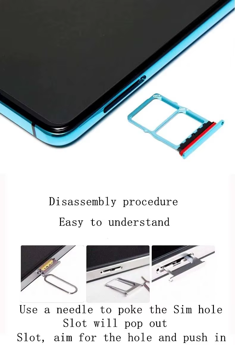 Plateau de carte double SIM pour Samsung Galaxy A80 SM-A8050 A805F A805N A805 A805W, plateau de carte à puce, fente de puce, porte-carte de tiroir
