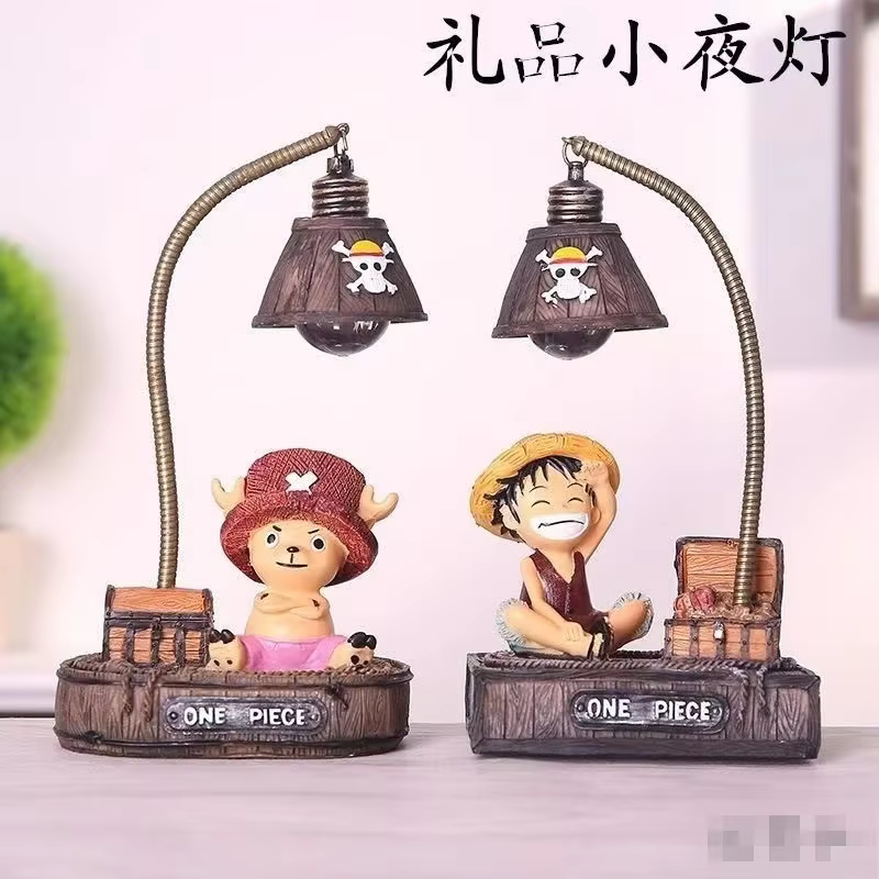 Une pièce Luffy dessin animé créatif bureau petits ornements cadeau d'anniversaire veilleuse décoration intérieure cadeaux pour amis Kawaii