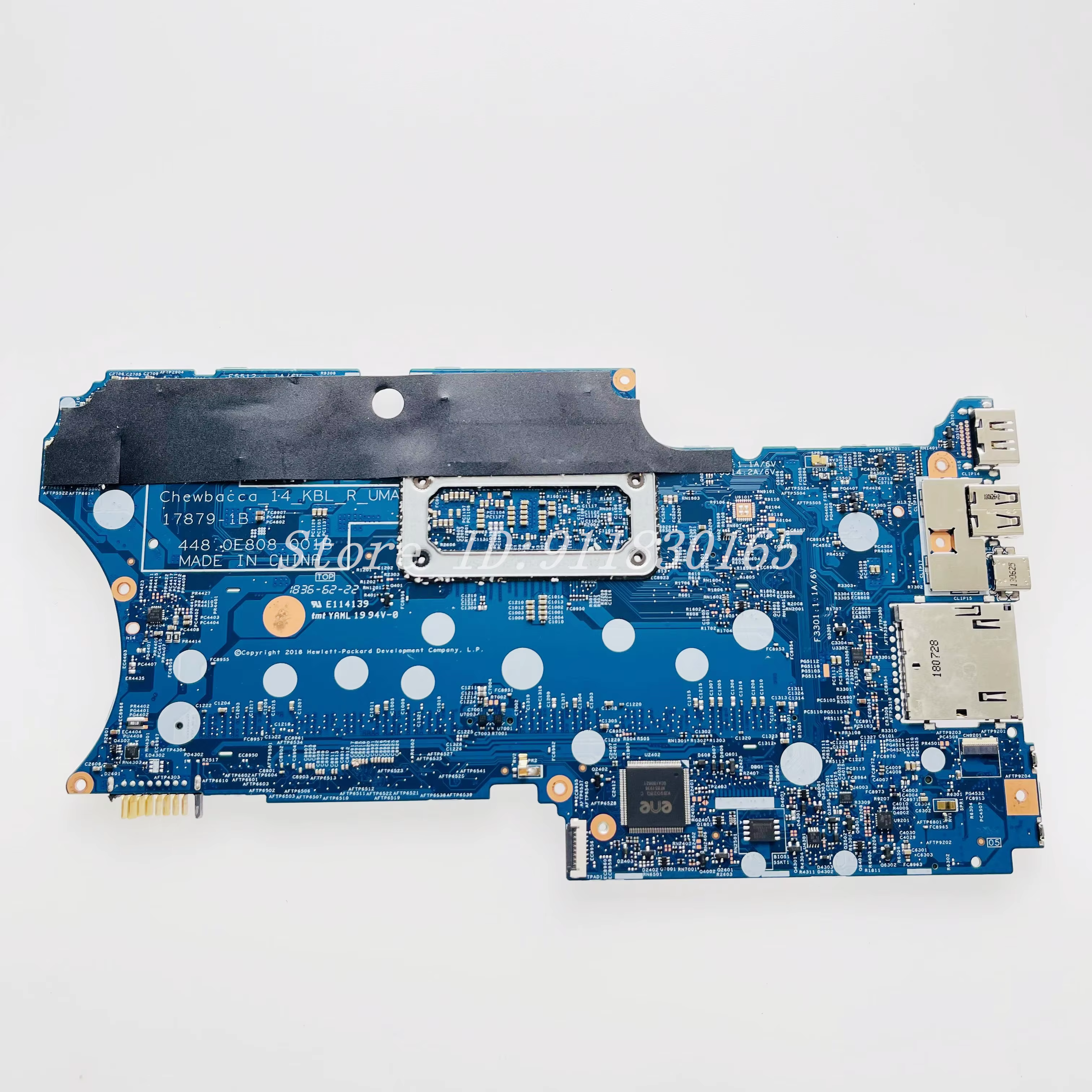 17879-1B 17879-1A pour HP Pavilion X360 14-CD 14M-CD carte mère d'ordinateur portable avec 4415U i3-8130U i5-8250U CPU L18163-601 L18165-601