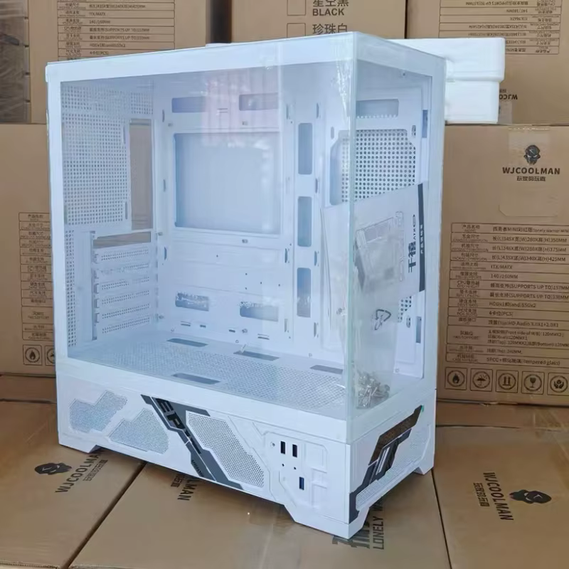 Boîtier PC ATX WJCOOLMAN Millennium avec écran/affichage numérique