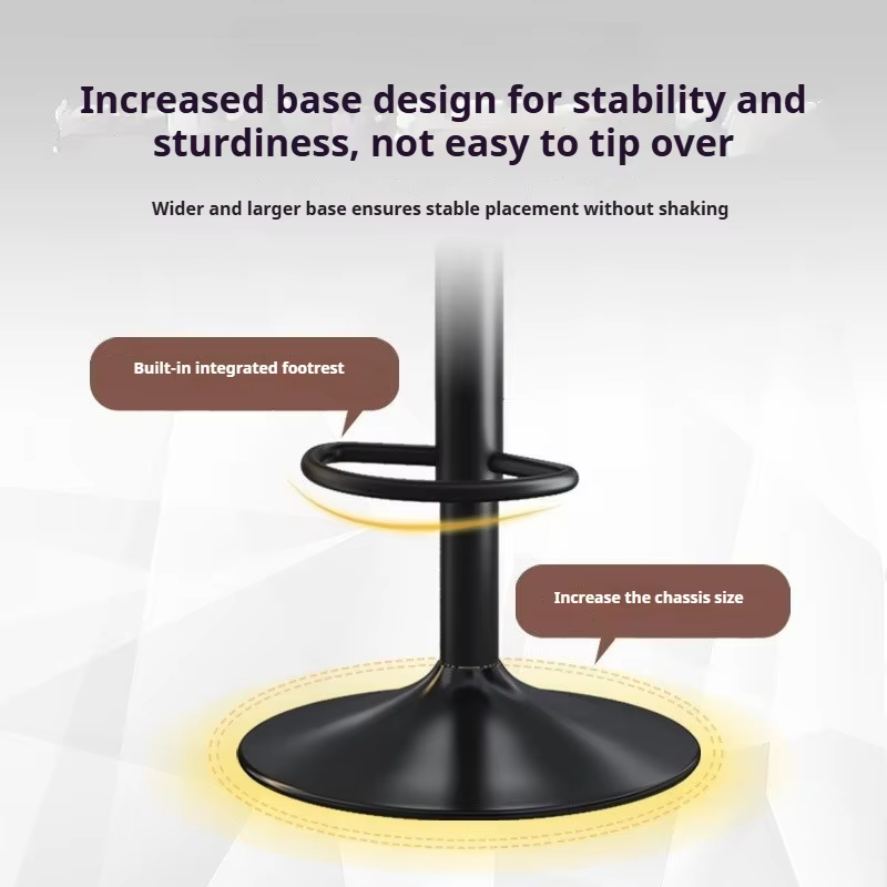 Chaise plate-forme haute commerciale