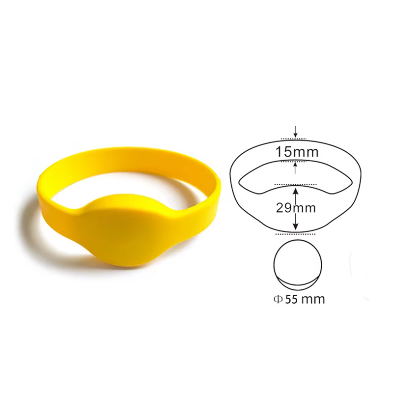 125khz RFID EM4100 TK4100 Bracelet carte d'identité Silicone RFID bande lecture seule carte de contrôle d'accès