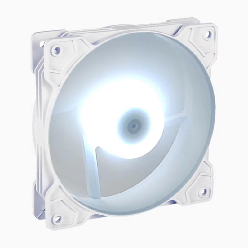 Boîtier PC Gaming 120mm DIY Ventilateur de Refroidissement Châssis de Bureau Alimentation DC12V Grand Connecteur 4 Broches 12CM Roulement Hydraulique Silencieux Radiateur